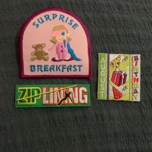Assorted Set of 3 Girl Scout Patches